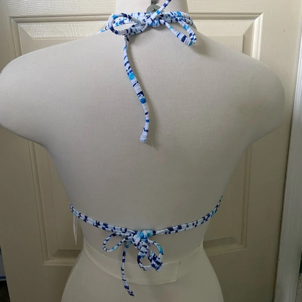 La Blanca elemental balance triangle bikini top